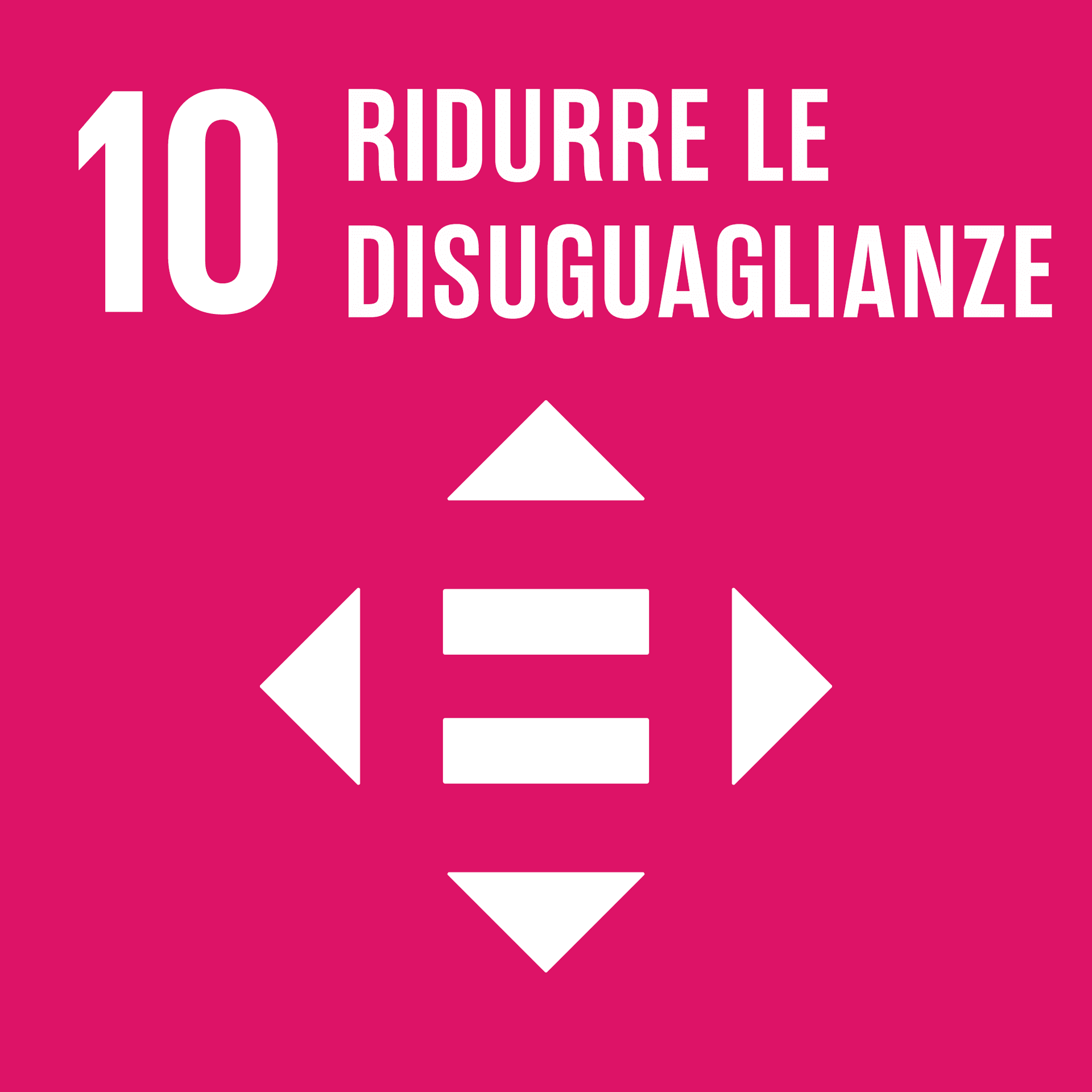 Goal 10: Ridurre le disuguaglianze