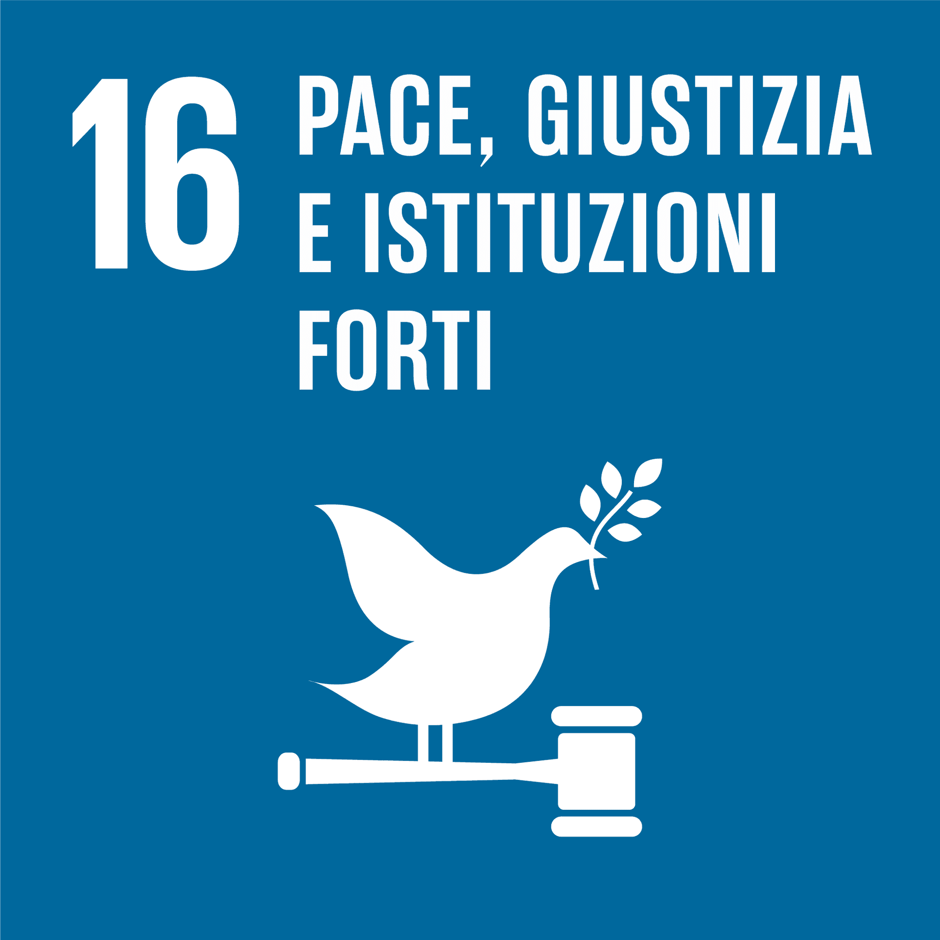 Goal 16: Pace, giustizia e istituzioni forti