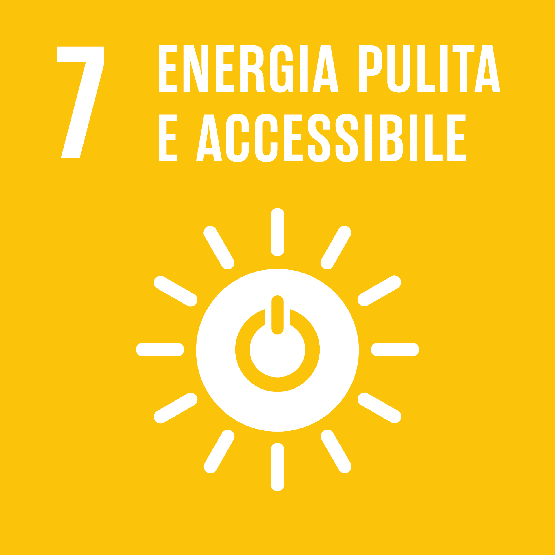 Goal 7: Energia pulita e accessibile